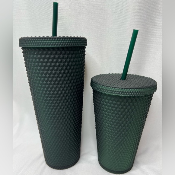 Starbucks Green Studded Tumblers - Picture 2 of 4
